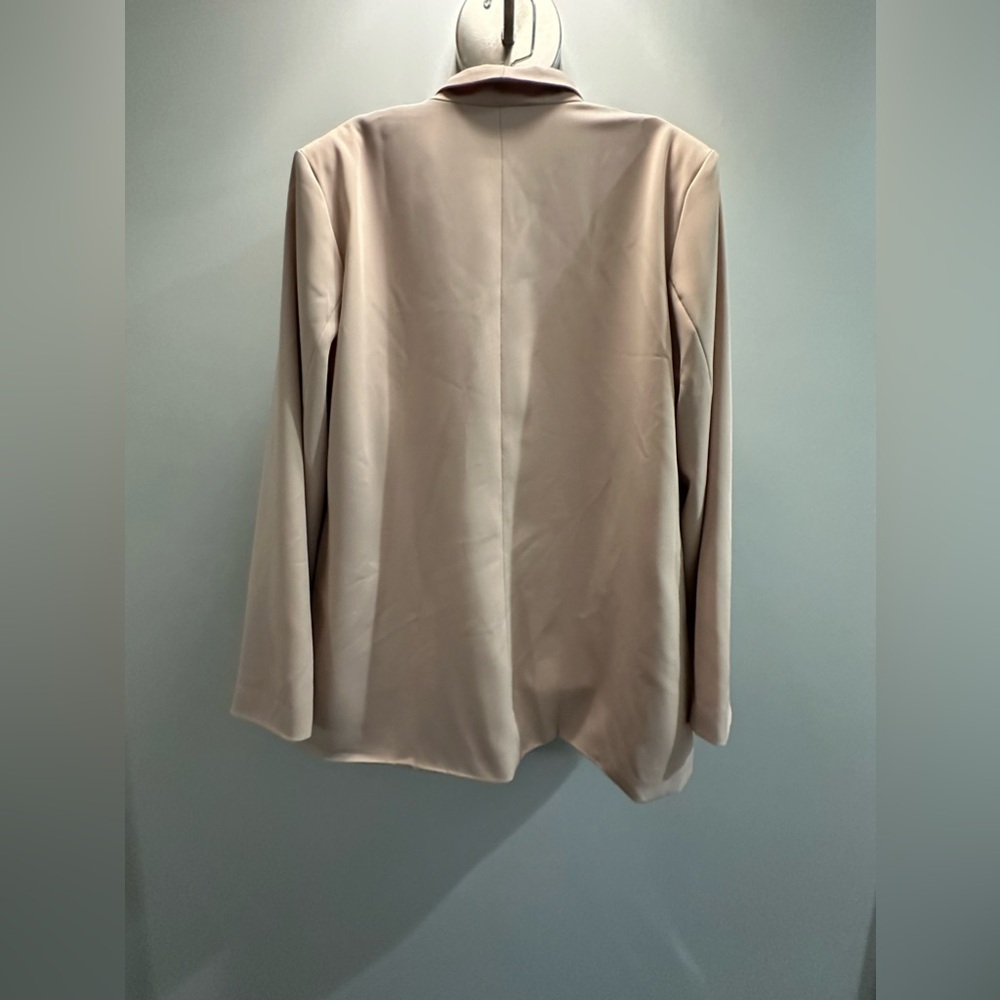 Women's Cream Shawl Collar Blazer - Picture 3 of 15